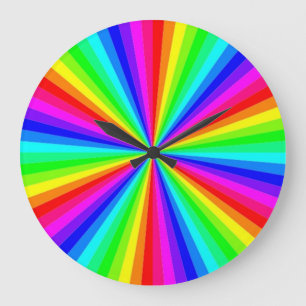 RELÓGIO GRANDE PINWHEEL RAINBOW