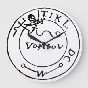 RELÓGIO GRANDE PIRATAS ANTICOS MAPA DE TRATAMENTO, CRÂNIO E ESPA