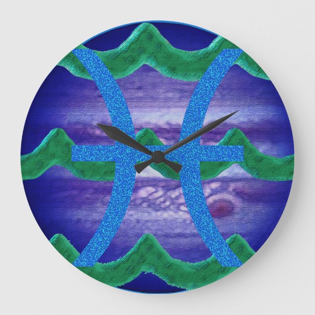 Relógio Grande Pisces (Frente)