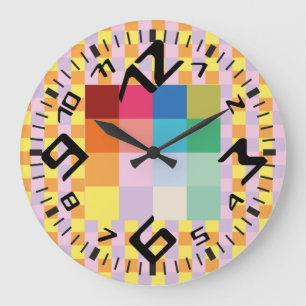 Relógio Grande PIXELAT PRIMEIRA SÉRIE quadrados por Masanser