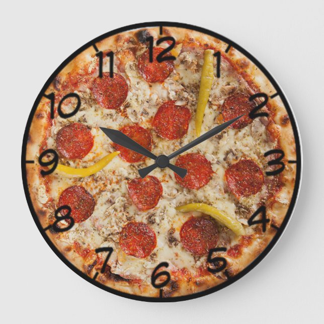 Relógio Grande Pizza (Frente)