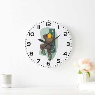 Relógio Grande Placa metálica para soldadura industrial