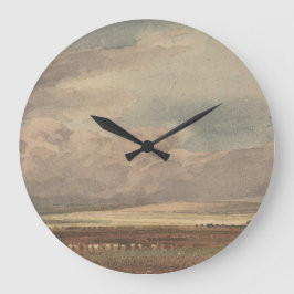 Relógio Grande Planície Salisbury com o Velho Sarum | William Tur