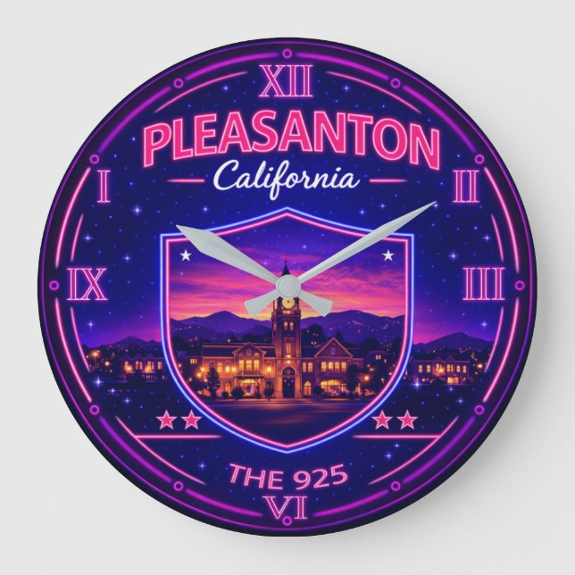 Relógio Grande Pleasanton California  (Frente)