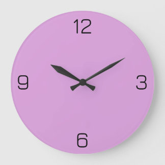 Relógio Grande Plum Roxo DDA0DD - Opção para adicionar nome