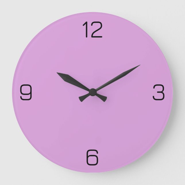 Relógio Grande Plum Roxo DDA0DD - Opção para adicionar nome (Frente)