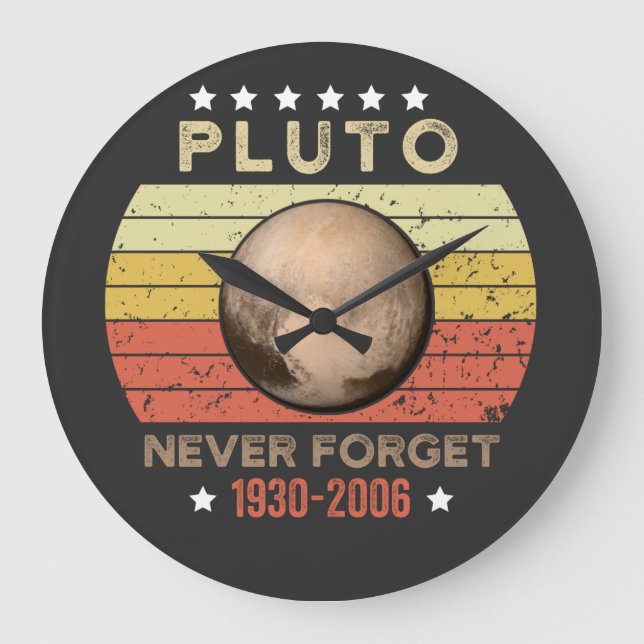 Relógio Grande Plutão Nunca Esquece 1930-2006 (Frente)