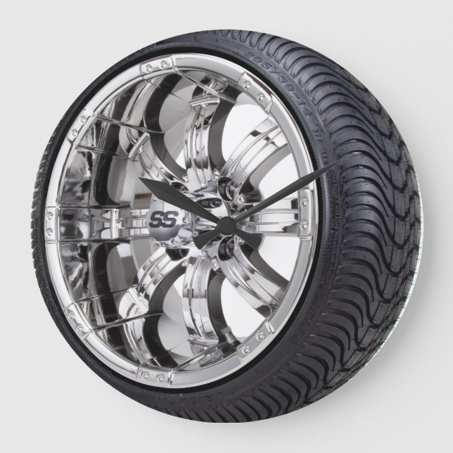 Relógio Grande pneu e jante (Frente)