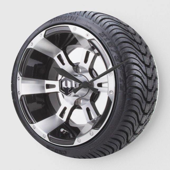 Relógio Grande pneu e jante (Frente)