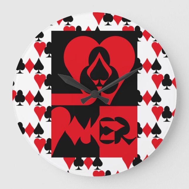 Relógio Grande POKER NEW ORIGINAL pixelat by Masanser (Frente)