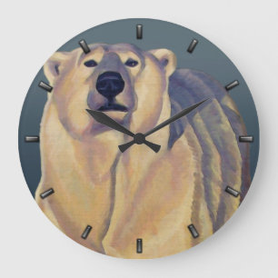 Relógio Grande Polar Bear Clock Bear Wall Clocks Bear Decar