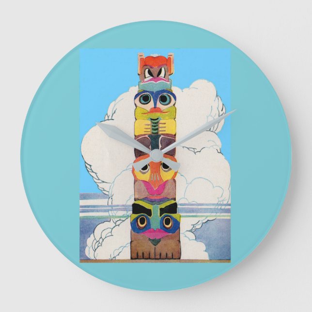 Relógio Grande polo do totem (Frente)