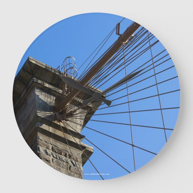 Relógio Grande Ponte de Brooklyn 01 (Frente)