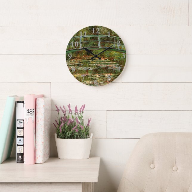 Relógio Grande Ponte Japonesa Monet Francês Giverney (Sala de leitura)