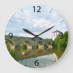 Relógio Grande Ponte Velha de Limburgo no Lahn