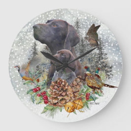 Relógio Grande Ponteiro Alemão Curto no inverno