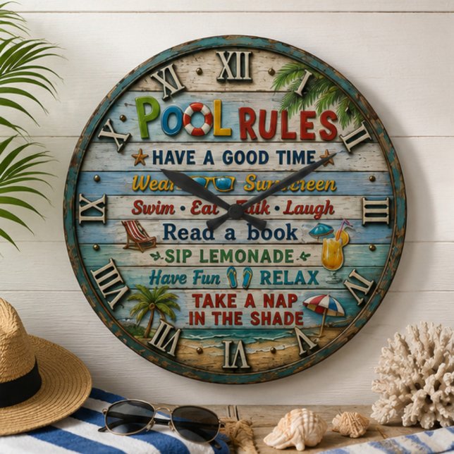 Relógio Grande Pool  Beach House  (Criador carregado)