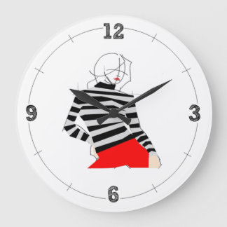 Relógio Grande Pop Art Fashion Wall Clock