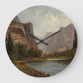 Relógio Grande Portas do Yosemite - Albert Bierstadt