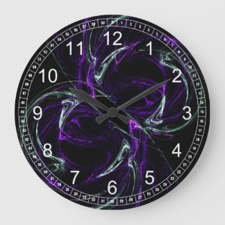 Relógio Grande Possibilidades - Abstrato de WallClock de Ametist