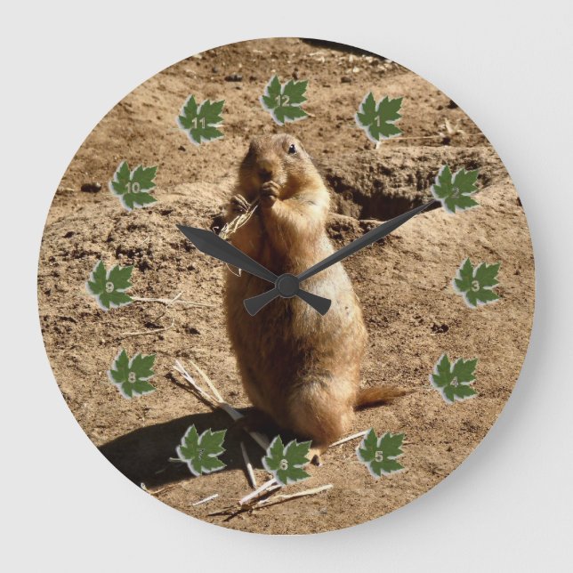 Relógio Grande Prairie Dog (Frente)