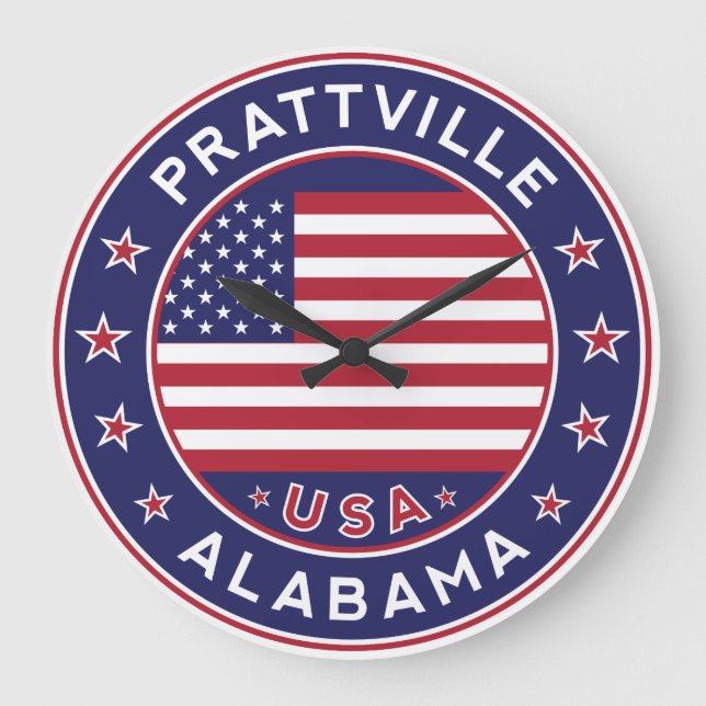 Relógio Grande Prattville, Alabama (Frente)