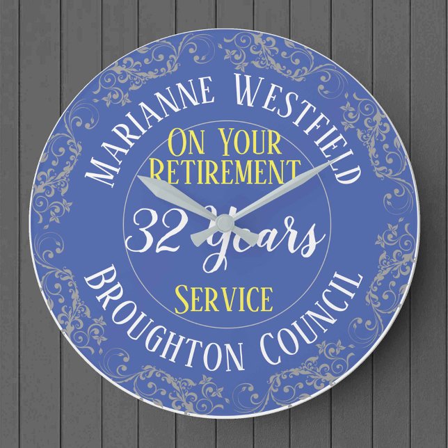 Relógio Grande Prêmio de aposentadoria do Conselho com anos de se (Criador carregado)