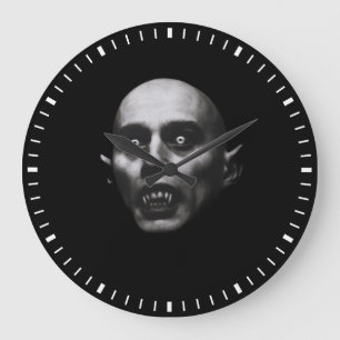 Relógio Grande Presas de Vampiro Gótico Terror