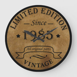 Relógio Grande Presente de aniversário vintage elegante nascido e