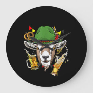 Relógio Grande Presente de fantasia de Goat Oktoberfest