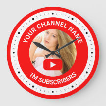 Presente de Foto Personalizada do Canal do Youtube