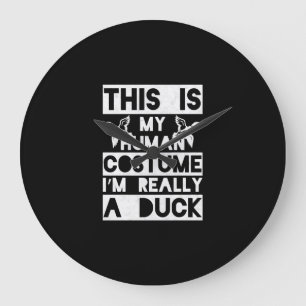 Relógio Grande Presente De Halloween Este É O Meu Figurino Human