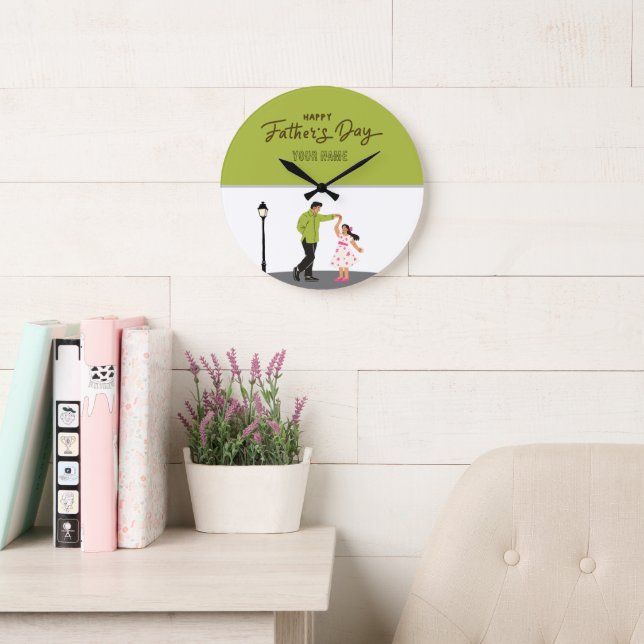 Relógio Grande Presente do Dia dos Pais para o Papai | Foto & Nom (Sala de leitura)