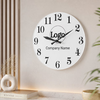 Relógio Grande Presente Promocional de Marca Comercial com Logoti