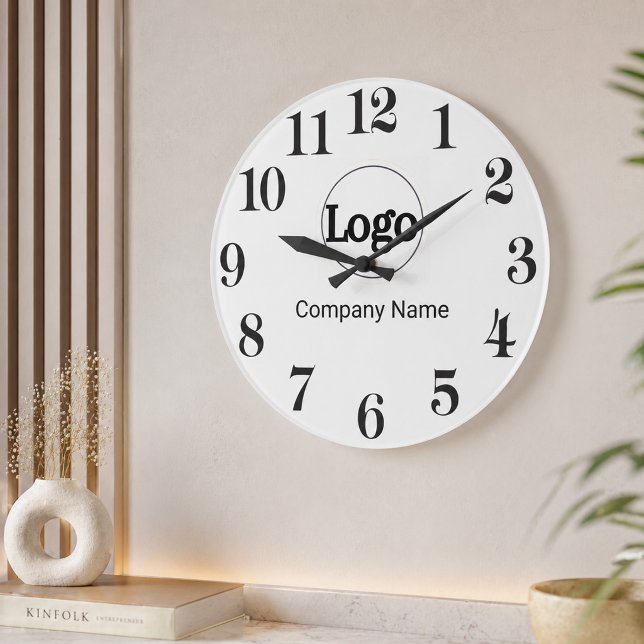 Relógio Grande Presente Promocional de Marca Comercial com Logoti (Criador carregado)