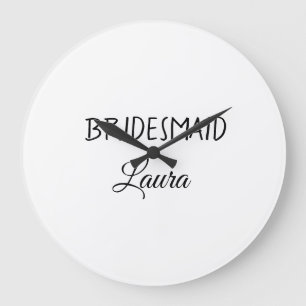 Relógio Grande Presente simples minimalista para madrinha de casa