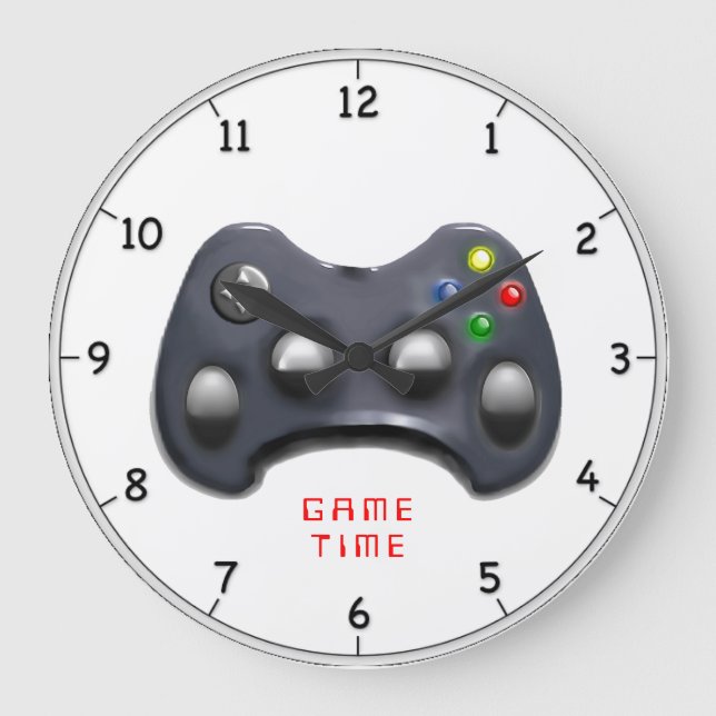 Relógio Grande presente video do gamer (Frente)