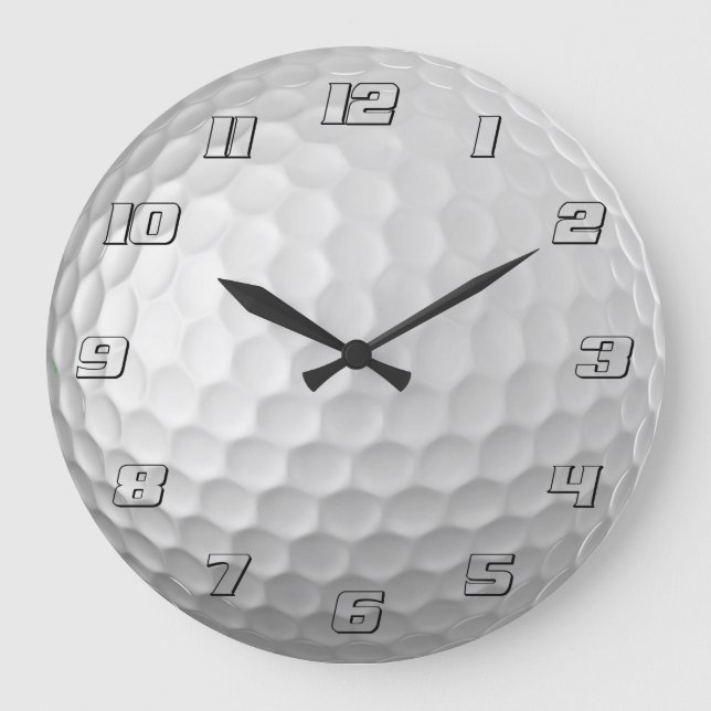 Relógio Grande Presentes de Bolas de Golfe da Série Signature (Frente)
