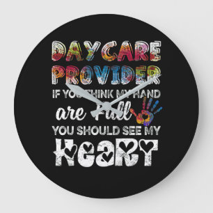 Relógio Grande Prestador de Serviços de Cuidados de Crianças - 