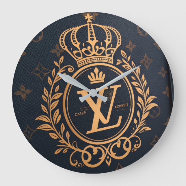 Relógio Grande Prestige Ballpoint Pen – Royal Monogram "N" in Gol (Frente)