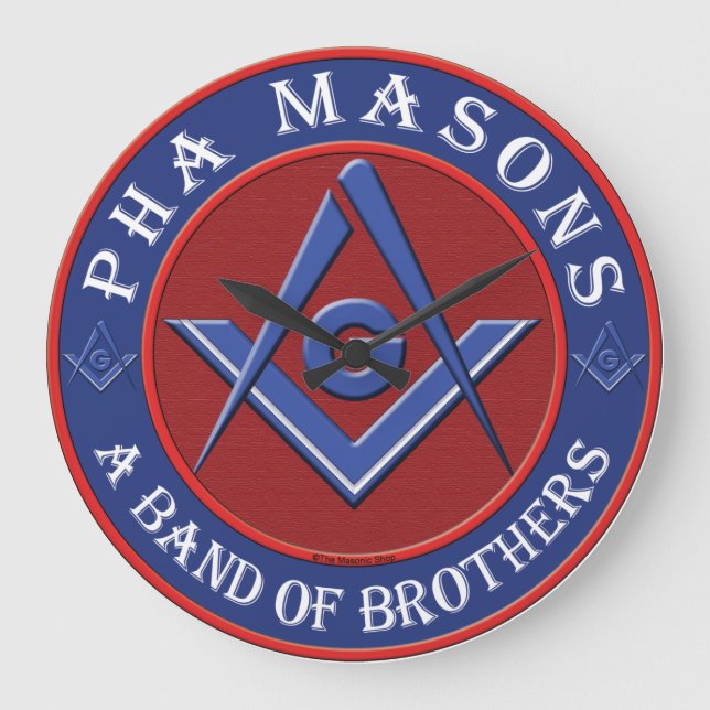 Relógio Grande Prince Hall Masons (Frente)