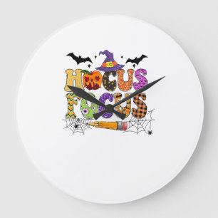 Relógio Grande Professor Engraçado Hocus Pocus Todos Focam no Hal
