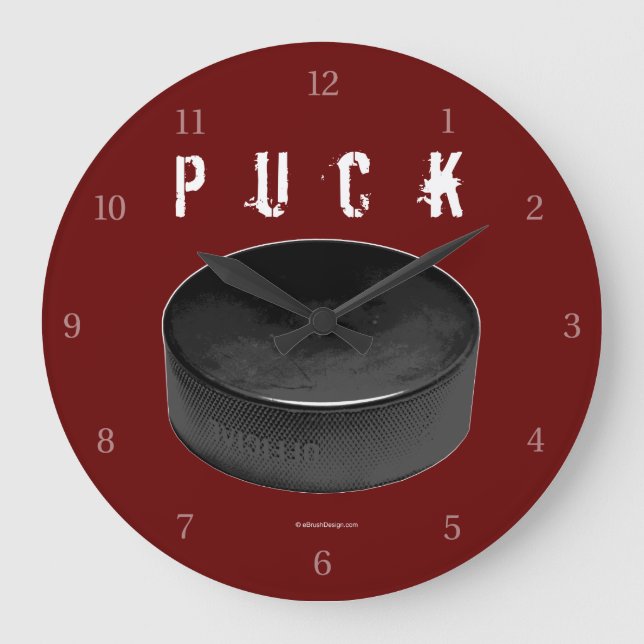 Relógio Grande PUCK (Hockey) (Frente)