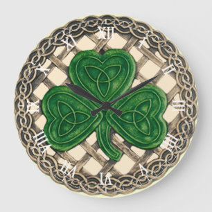 Relógio Grande Pulso de disparo &Celtic do numeral romano dos nó
