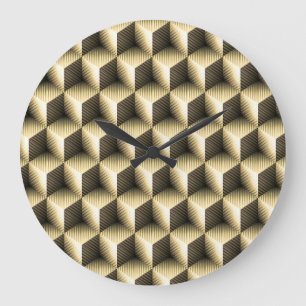 Relógio Grande Pulso de disparo da arte 1 do cubo