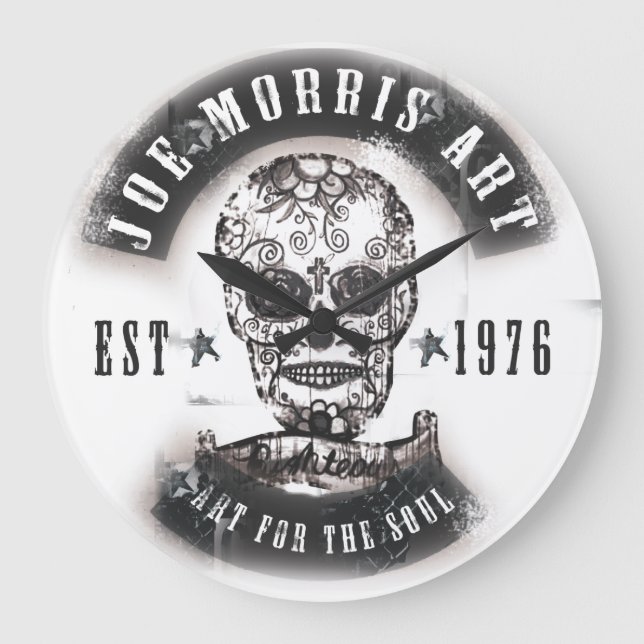 Relógio Grande Pulso de disparo da arte de Joe Morris (Frente)