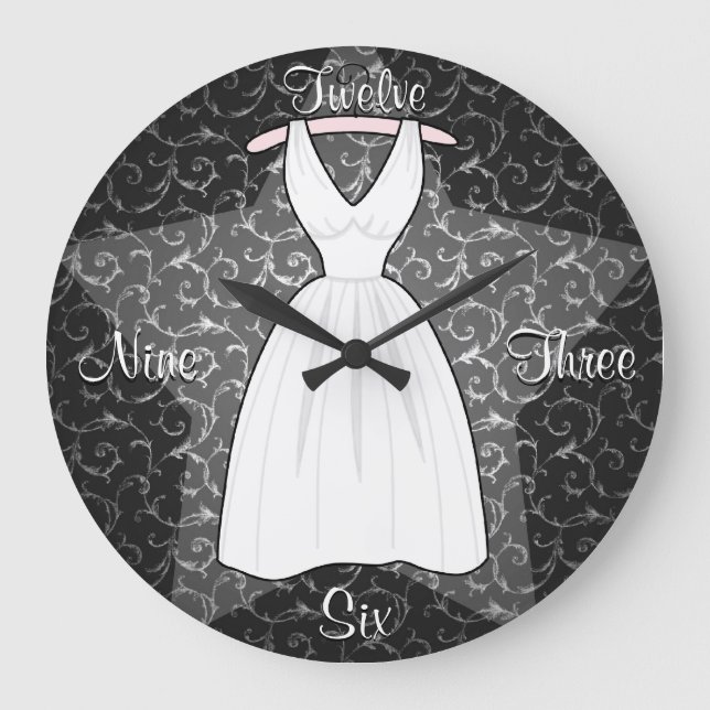 Relógio Grande "Pulso de disparo da estrela loura" (Frente)