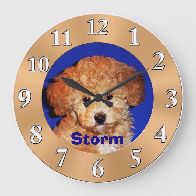 Relógio Grande Pulso de disparo da foto com SEUS nome e imagem (Frente)