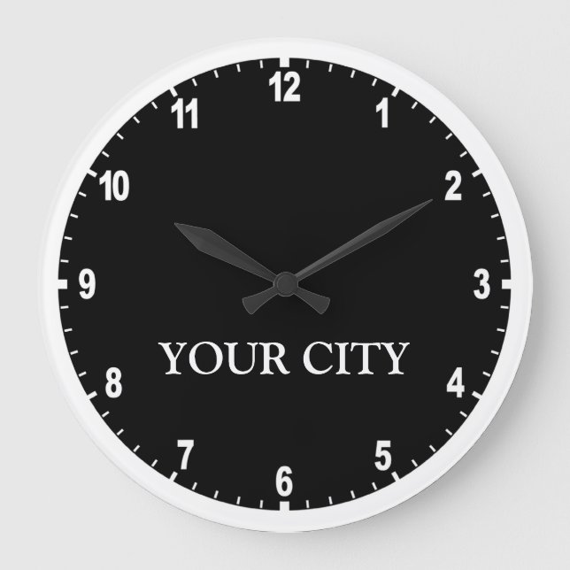 Relógio Grande Pulso de disparo da sala de notícia (escuro) (Frente)