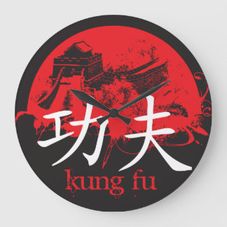 Relógio Grande Pulso de disparo de Kung Fu